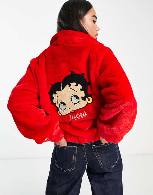 Chaqueta roja con de Betty Boop de de GUESS Originals | ASOS