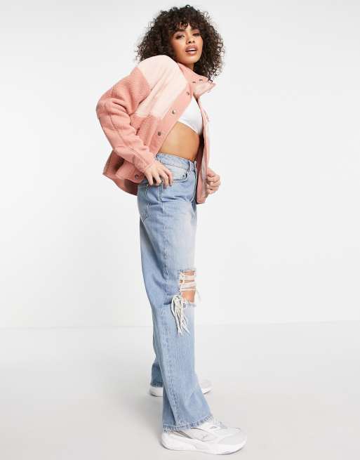 Chaqueta rosa de felpa Cragmont de The North Face , 3 de 4