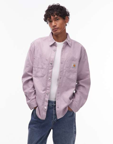 Chaqueta rosa niebla estilo camisa con detalle de bolsillo Walter de Carhartt WIP - view 1