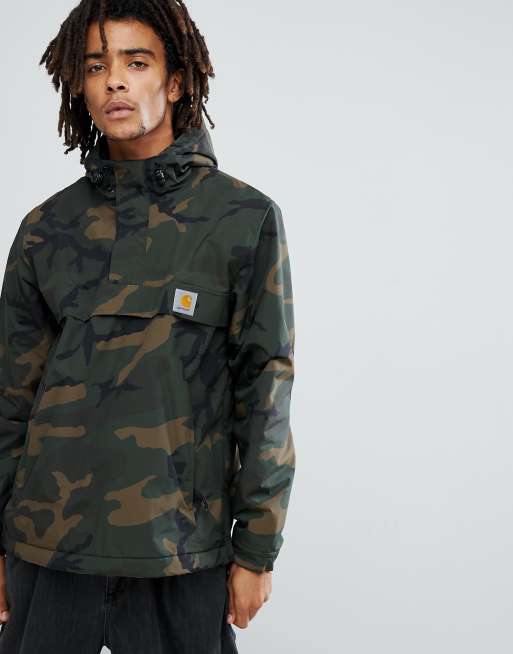 Chaqueta sin cierres con diseño de camuflaje Winter Nimbus de Carhartt WIP