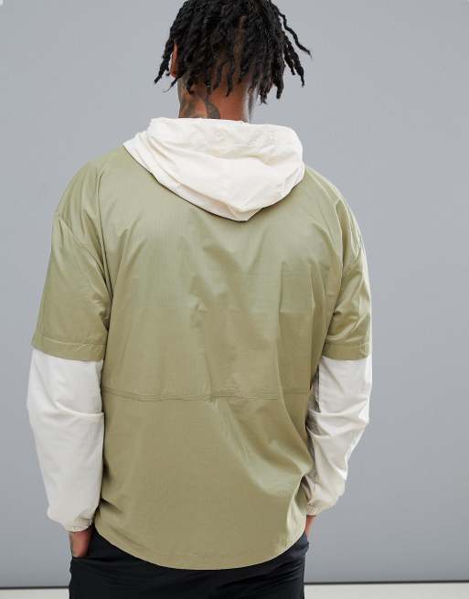 Chaqueta sin cierres con efecto de doble capa de ASOS 4505, 2 de 4