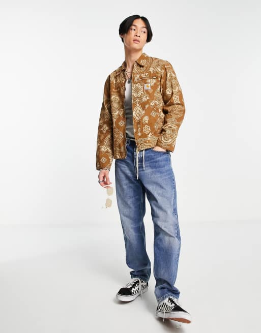Chaqueta tostada con estampado de cachemir Detroit de Carhartt WIP, 2 de 4