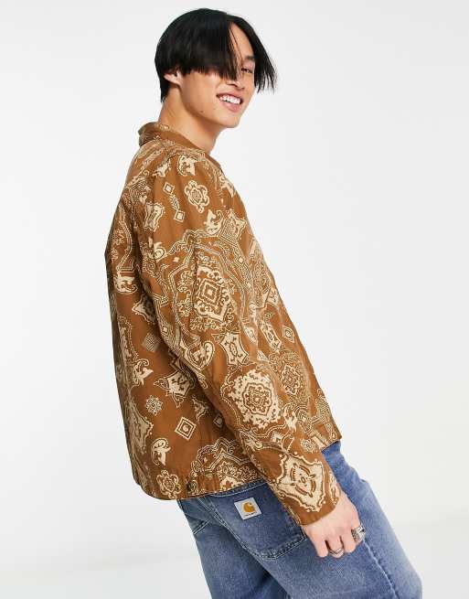 Chaqueta tostada con estampado de cachemir Detroit de Carhartt WIP, 4 de 4