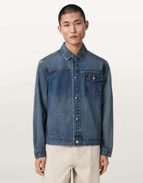 Chaqueta vaquera azul añil oscuro Roth de AllSaints - view 1