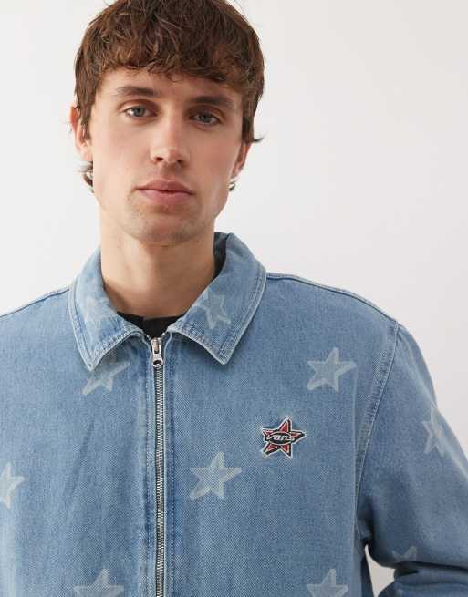 Chaqueta vaquera azul con lavado a la piedra Pomona Station de Vans, 5 de 5