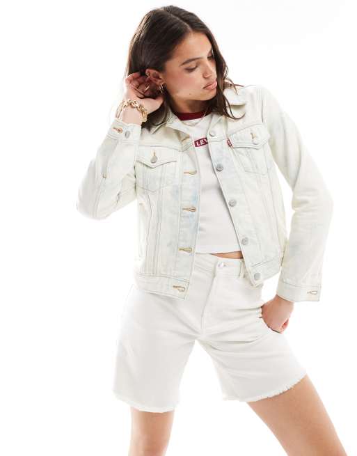 Chaqueta vaquera azul de estilo camionero con lavado descolorido Original de Levi's