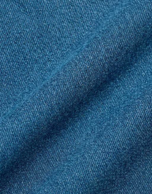 Chaqueta vaquera azul envejecido extragrande de estilo años 90 de ASOS DESIGN, 7 de 7