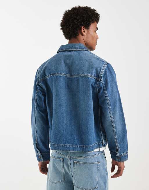 Chaqueta vaquera azul medio con cremallera Garage de Levi's, 5 de 5
