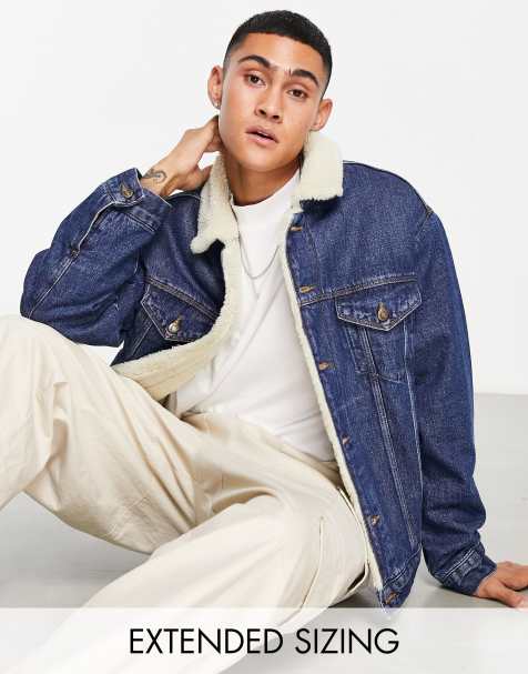 Cazadoras y Chaquetas Vaqueras Borrego Hombre | ASOS