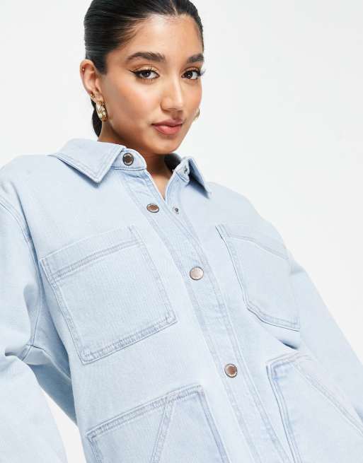 Chaqueta vaquera con lavado medio de Hollister, 4 de 4
