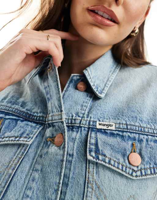 Chaqueta vaquera con lavado medio Heritage de Wrangler, 2 de 4