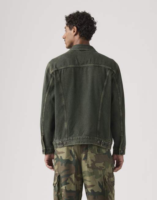Chaqueta vaquera de estilo camionero con lavado negro vintage de corte holgado de Levi's, 2 de 4