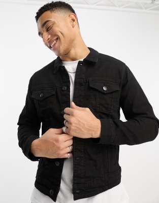 Chaqueta vaquera en negro de Only & Sons