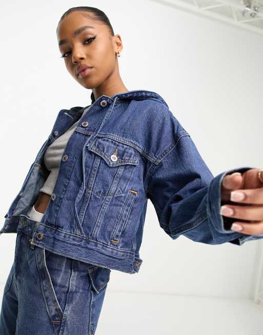 Chaqueta vaquera estilo camionero con capucha y lavado azul claro Silvertab de Levi's
