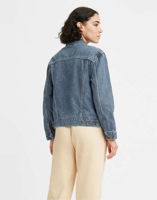 Chaqueta vaquera estilo camionero con lavado medio Ex Boyfriend de Levi's, 3 de 4