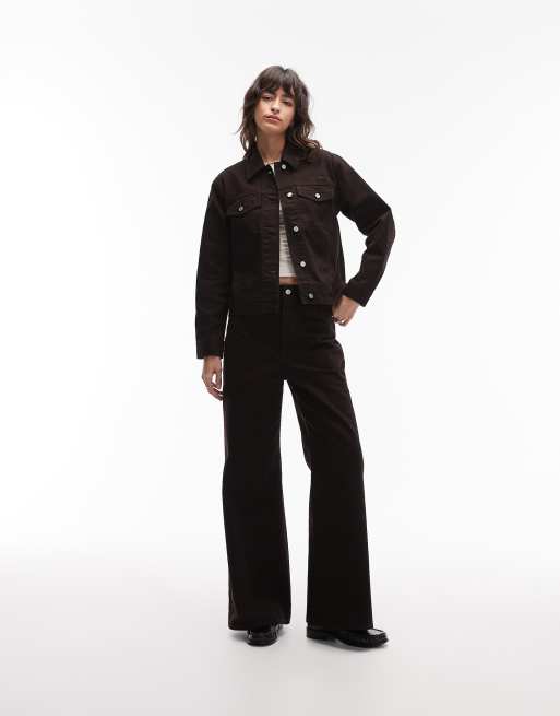 Chaqueta vaquera marrón de Lacoste (parte de un conjunto), 2 de 4