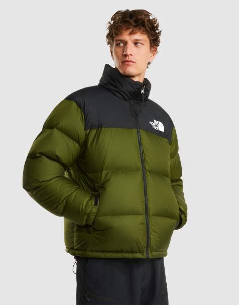 Chaqueta verde bosque y negro TNF para hombre 1996 Retro Nuptse de The North Face - view 1