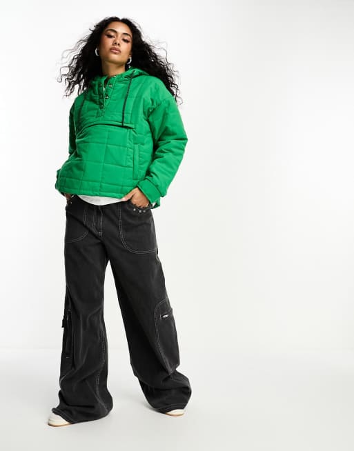 Chaqueta verde guateada sin aberturas con capucha de Bolongaro Trevor Sport