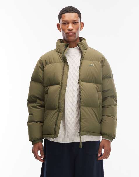 Chaqueta verde oliva acolchada de Lacoste - view 1