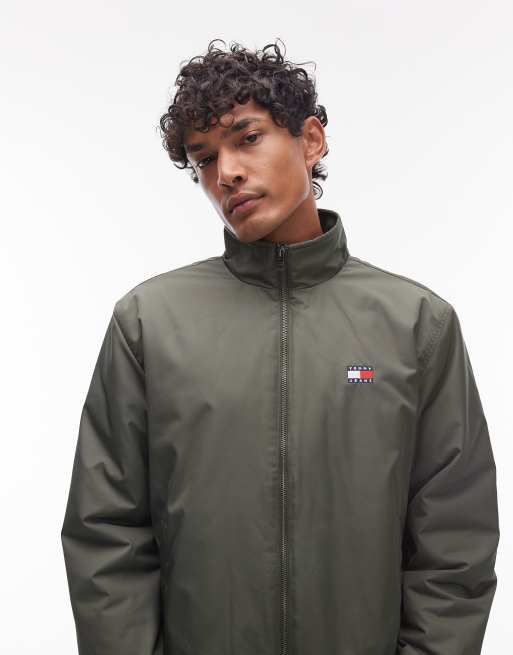 Chaqueta verde oscuro básica acolchada de Tommy Jeans, 2 de 4
