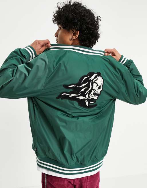 Chaqueta verde pino universitaria Sixty Sixers de Vans ASOS