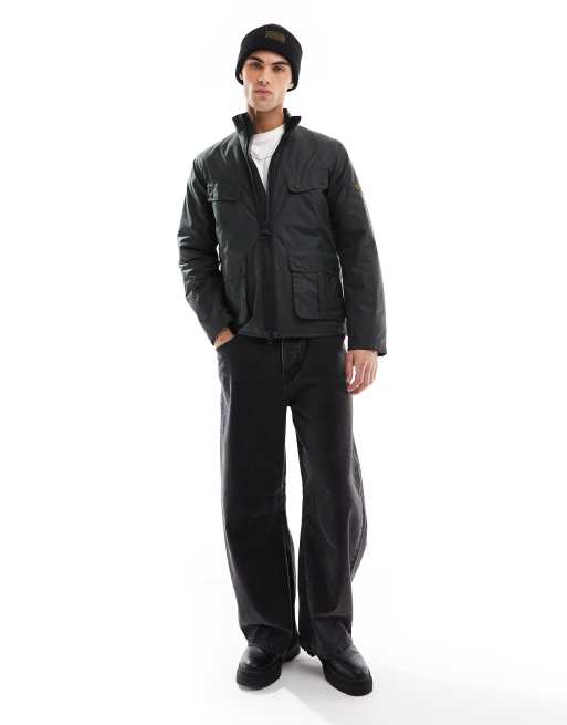 Chaqueta verde salvia encerada Re-Duke de Barbour International, 2 de 4