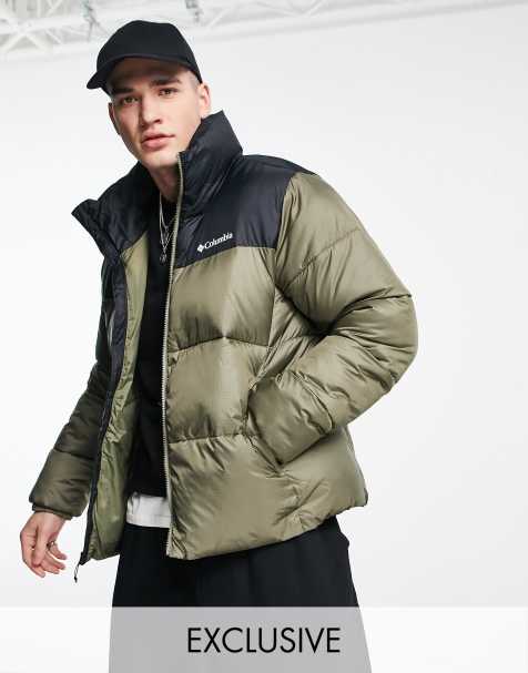 Chaqueta verde y negra Puffect exclusiva en ASOS de Columbia - view 1
