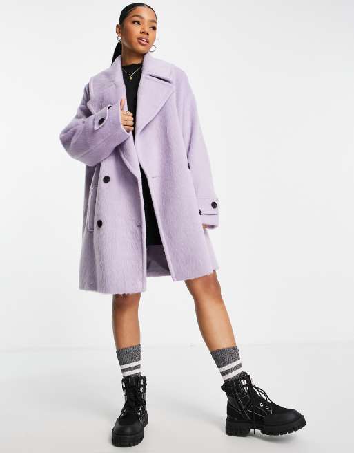 Chaquetón de vestir lila extragrande de ASOS DESIGN, 4 de 4