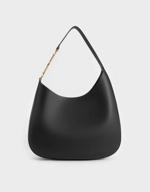 Charles & Keith Agatha shoulder bag in black, 2 of 2
