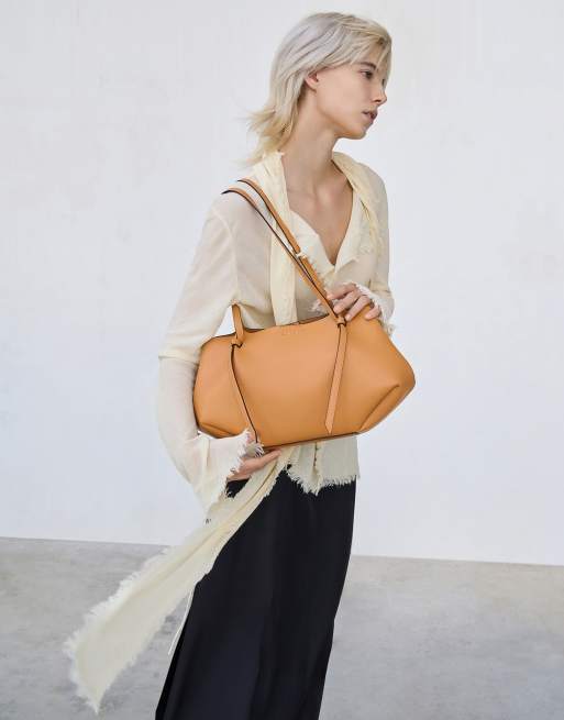 Charles & Keith Calla tote bag in toffee, 4 of 4