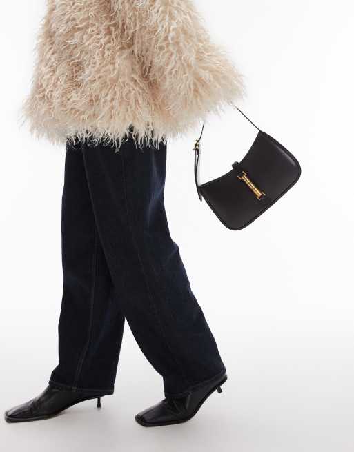 Charles & Keith Cesia shoulder bag in black, 4 of 4