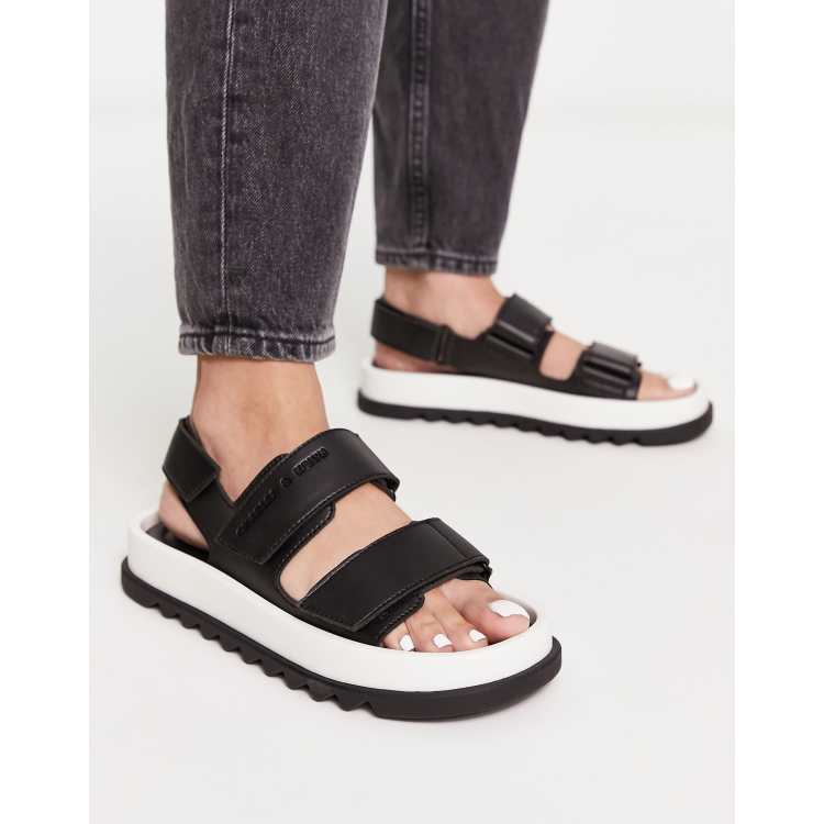 Charles and 2025 keith black sandals