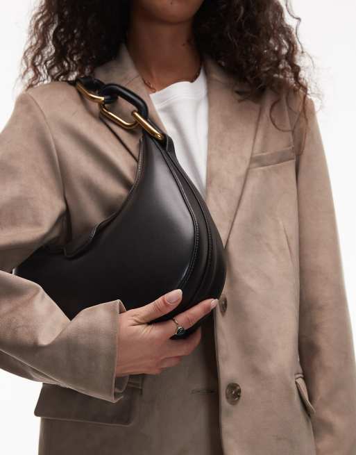 Charles & Keith Kora shoulder bag in black, 4 of 4