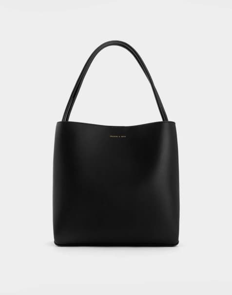 Charles & Keith Leia tote bag in black - view 1