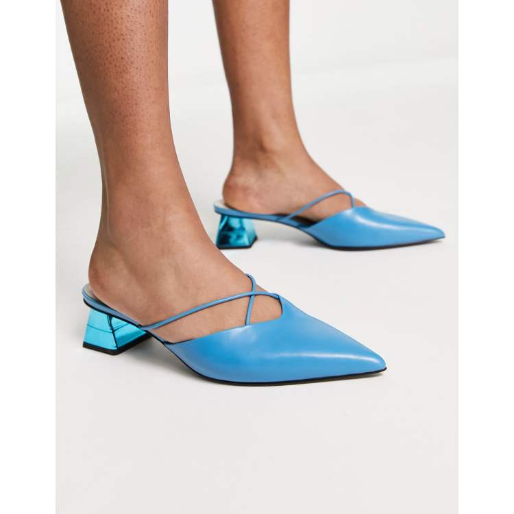 Blue Classic Pointed Pumps, CHARLES & KEITH