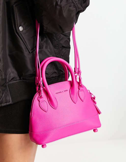 Charles keith pink online bag