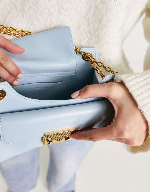 Charles and keith deals blue bag