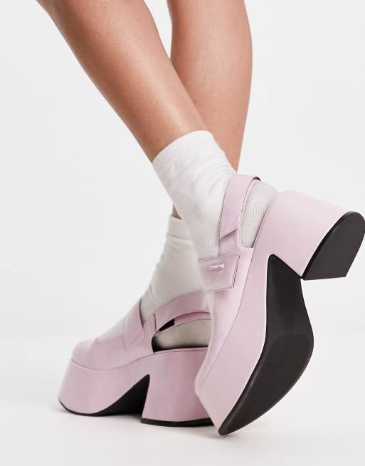 Charles and keith platform hot sale heels