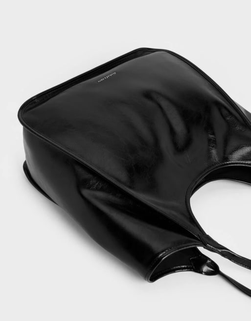 Charles & Keith Sianna tote bag in black, 3 of 4