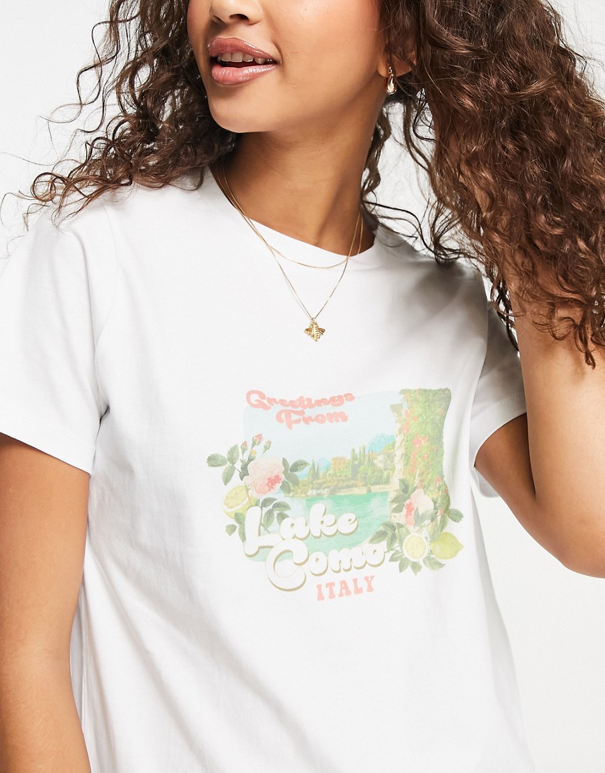 Charlie Holiday Lake Como t-shirt in white