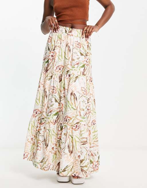 Floral holiday clearance skirt