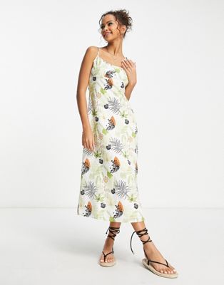 Charlie Holiday Marina printed strappy midi dress in multi - Click1Get2 Offers