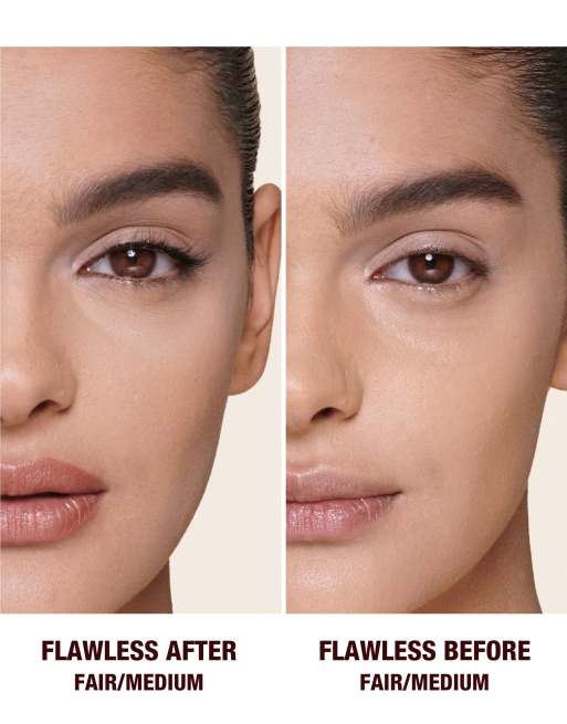 Charlotte Tilbury – Airbrush Brightening Flawless Finish Powder Refill – Ansiktspuder – Fair/Medium, 2 av 4
