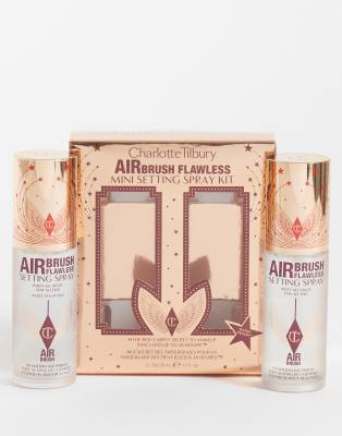 Charlotte Tilbury Airbrush Flawless Mini Setting Spray Kit-no Color In Transparent