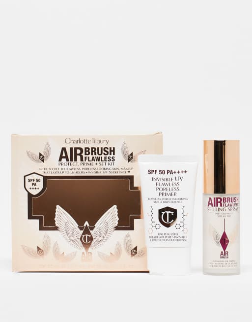 Charlotte Tilbury – Airbrush Flawless – Set med produkter som skyddar, förbereder och håller på plats, spara 20%