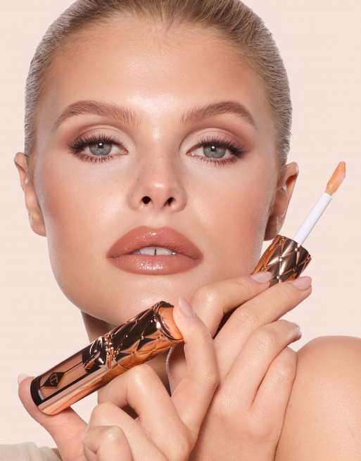 Charlotte Tilbury – Big Lip Plumpgasm – Błyszczyk powiększający usta – Nudegasm Diamonds, 4 z 5