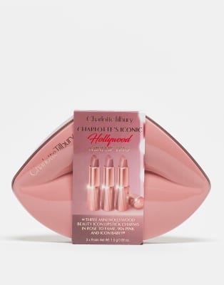 Charlotte Tilbury Charlotte Tilbury Hollywood Iconic Mini Lip Trio - 36% Saving-Multi