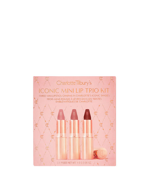 Charlotte Tilbury – Iconic Mini – Zestaw trzech produktów do ust