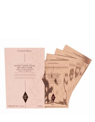 Charlotte Tilbury Instant Magic Facial Dry Sheet Mask - Pack of 4-No color