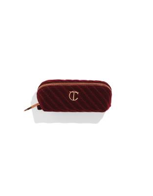 Charlotte Tilbury - Organizer - Kleine Kosmetiktasche aus Samt-Rot